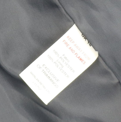 Brand and care label for Papaya Women Black, size 10, Tailored Polyester suit jacket