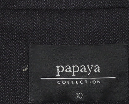 Additional view of Papaya Women Black, size 10, Tailored Polyester suit jacket