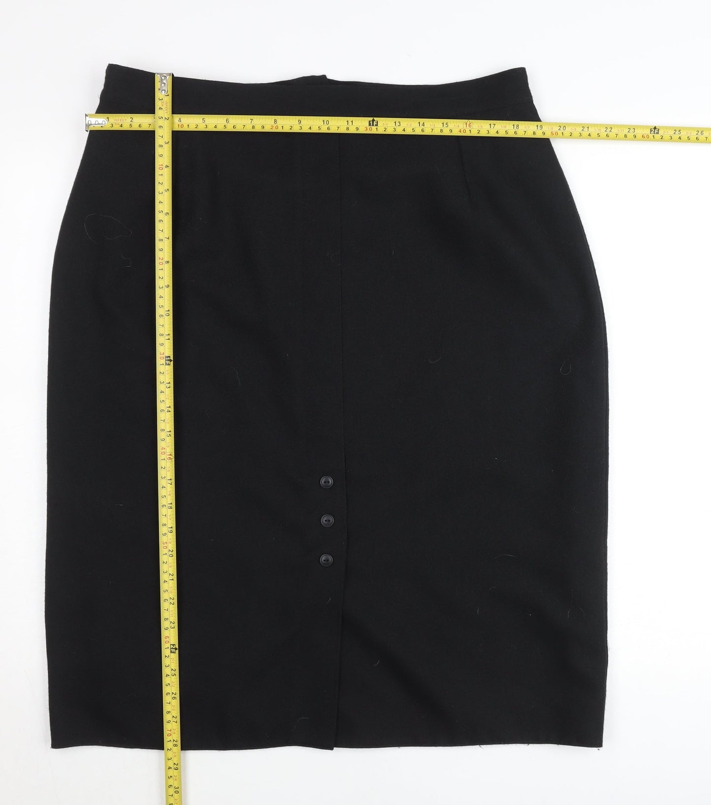 Berkertex Women Black Size 20 Pencil Skirt Business Workwear