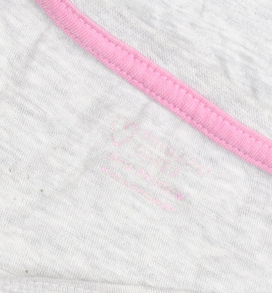 Primark Women’s Grey Panda Yoga Graphic T-Shirt Size 12