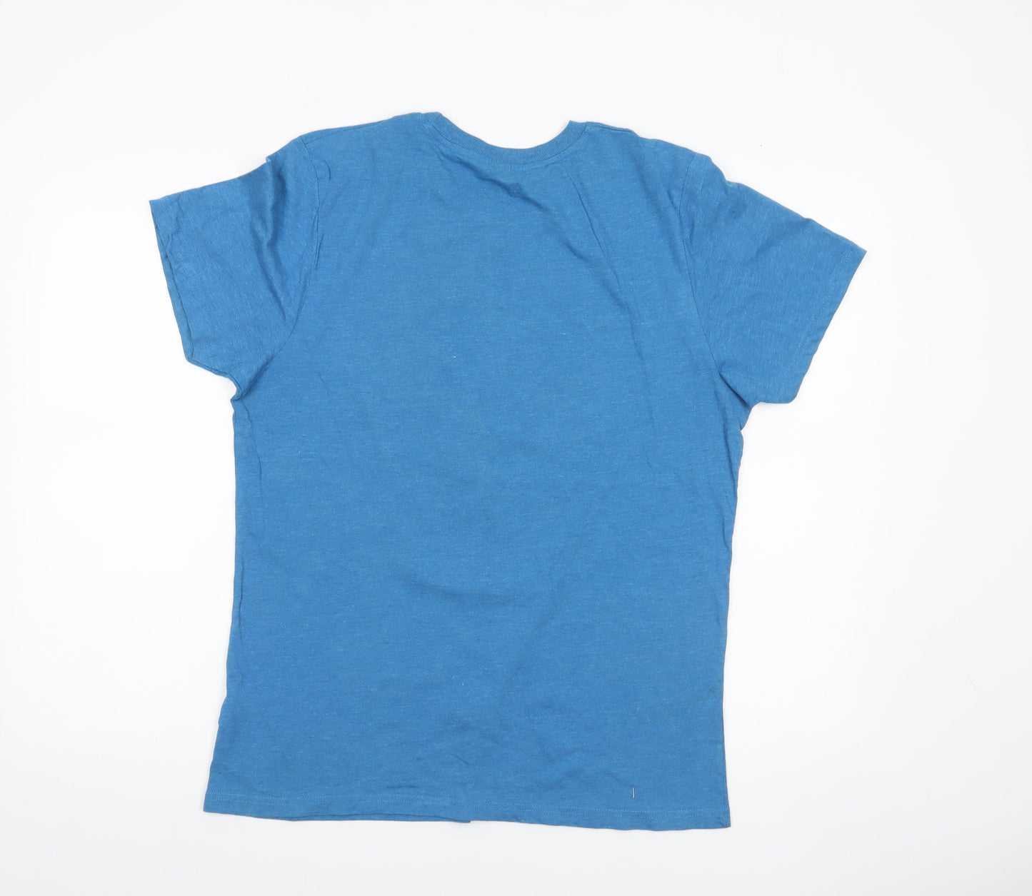 Salvage Men’s Blue Mr. Beard Graphic T-Shirt M Cotton Blend