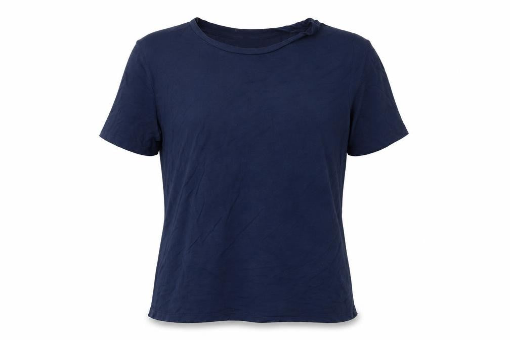 Warehouse Womens Blue Size 12 Basic Jersey Short Sleeve T-Shirt