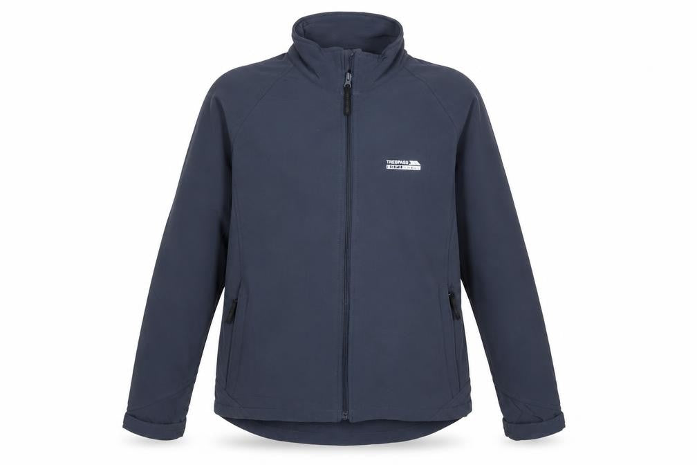 Trespass Men’s Blue Softshell Jacket S Regular Fit Windproof