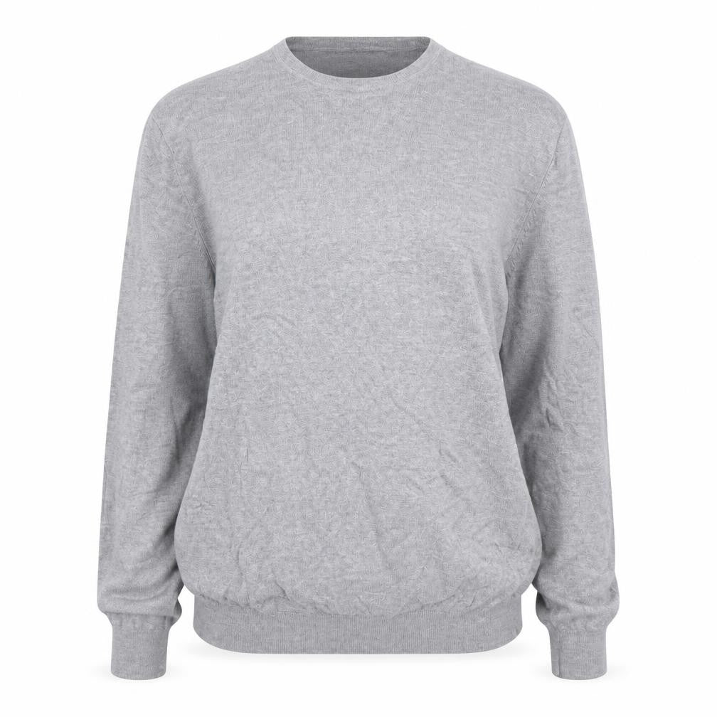 Zara Women Grey Viscose Knit Pullover Jumper Size 12