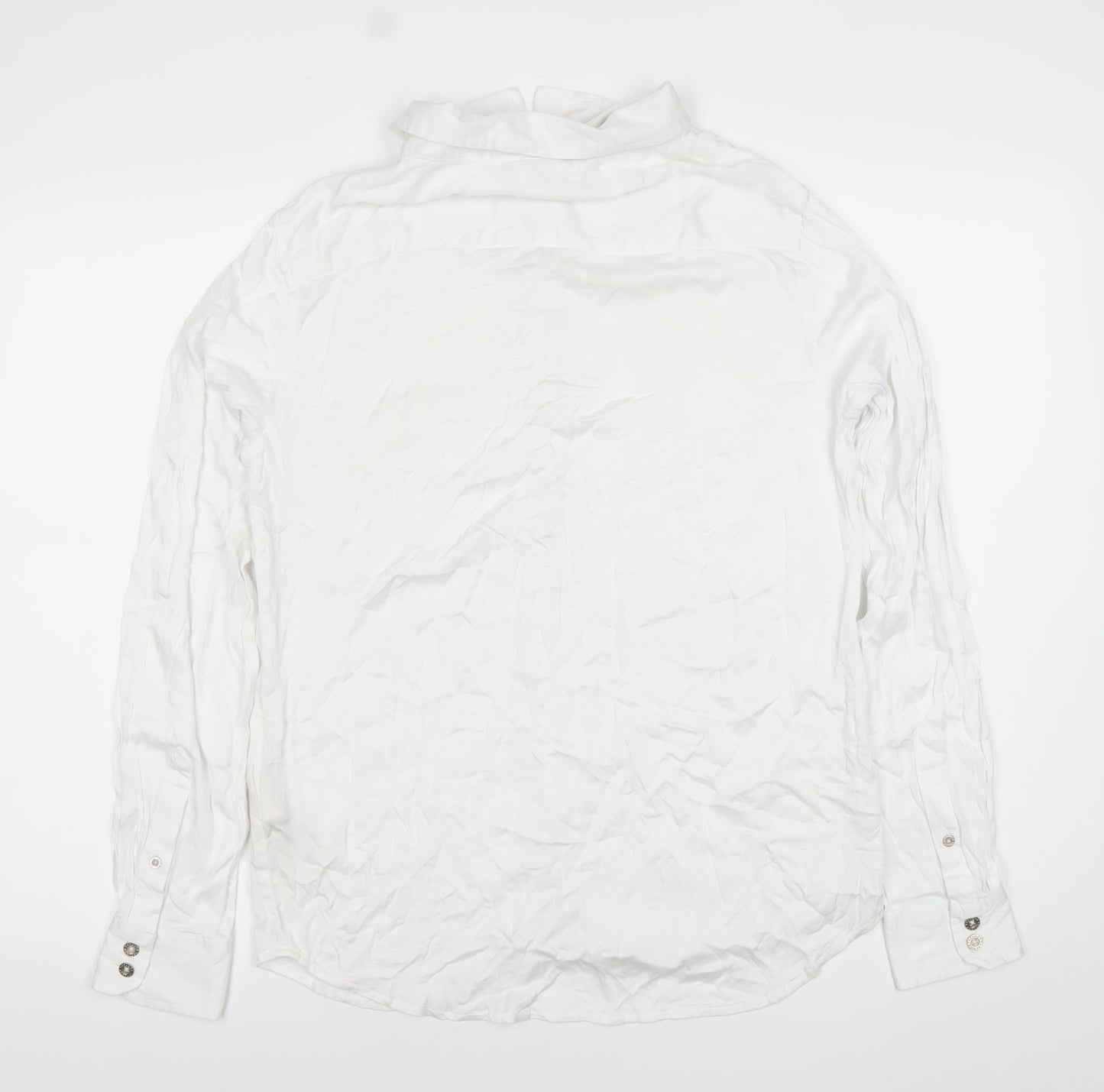 Toplook Mens White XL Classic Long Sleeve Button-Up Shirt