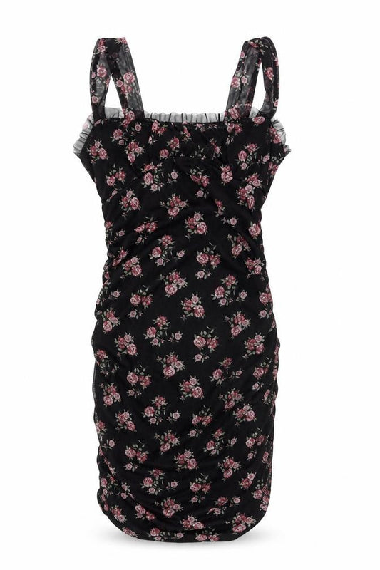 Rolla Coster Women’s Black Floral Bodycon Mini Dress Size S