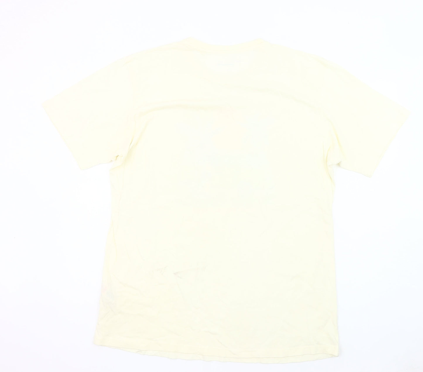 BadRhino Mens Beige XL Graphic Surfers Paradise T-Shirt