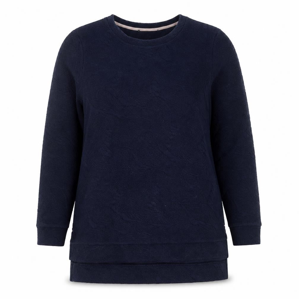 Next Women’s Navy Blue Tunic Sweatshirt UK 12 Regular Fit Cotton Blend