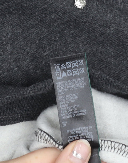 Marks & Spencer Women’s Grey Jewel Pullover Jumper Size L Regular