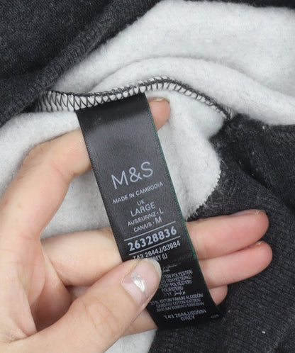 Marks & Spencer Women’s Grey Jewel Pullover Jumper Size L Regular