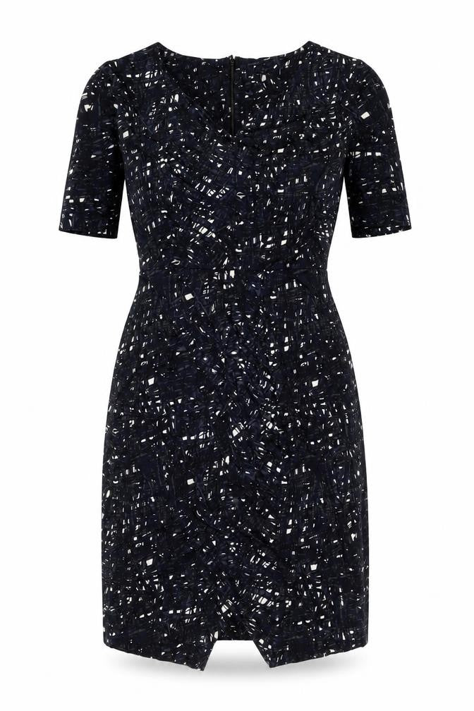 Great Plains Women's Blue Geometric Sheath Dress Size S