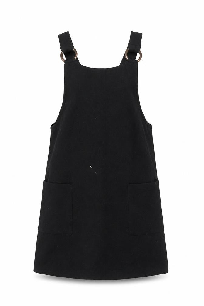 New Look Women’s Black Size 8 Sleeveless Buckle Tank Top