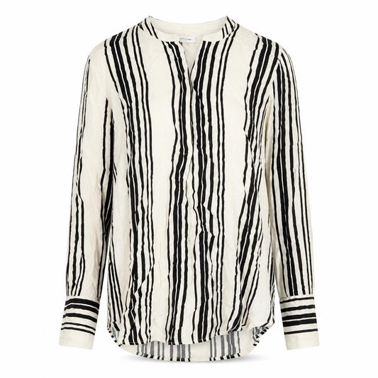 Marks and Spencer Autograph Women’s Black White Striped Blouse Size 14