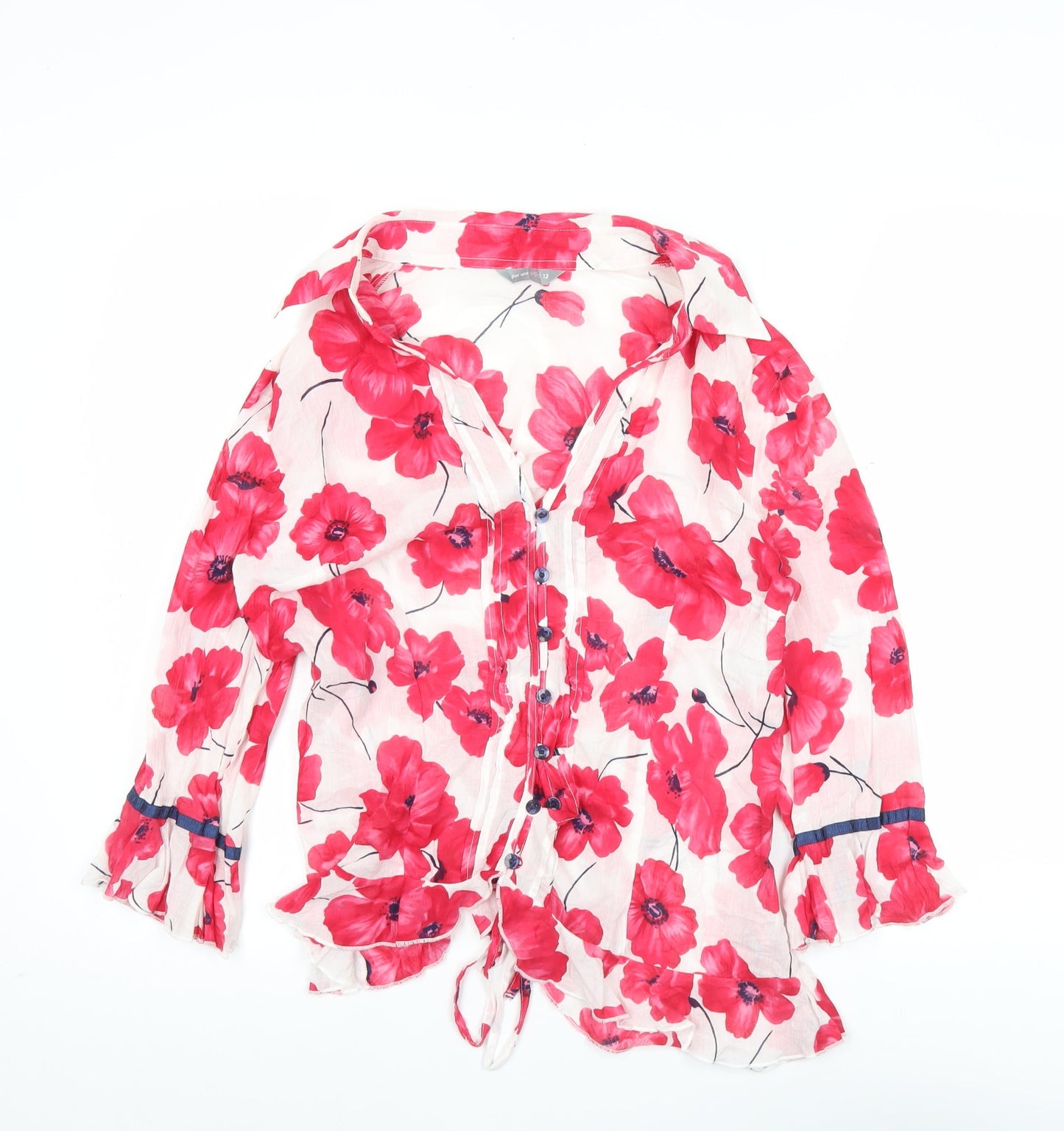 Marks and Spencer Women’s Multicoloured Floral Blouse Size 12
