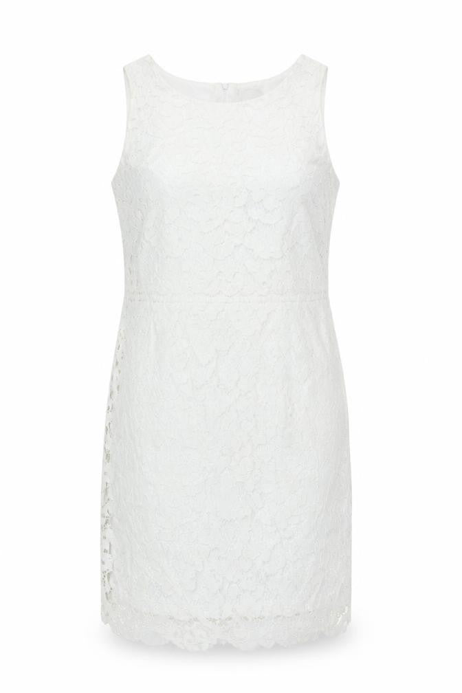Wallis Women’s Ivory Lace Sheath Dress Size 14 Wedding Cocktail