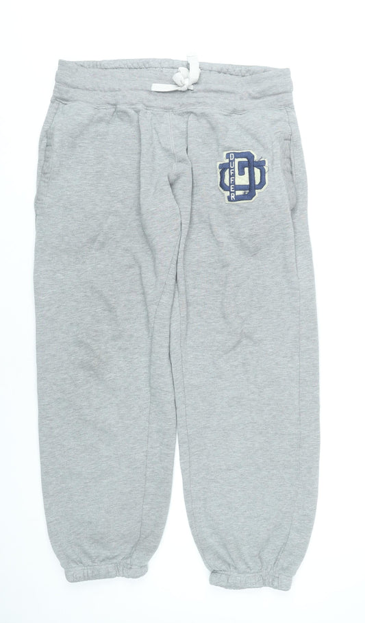 Duffer Mens Grey Sweatpants Size M Regular Fit Casual Trousers