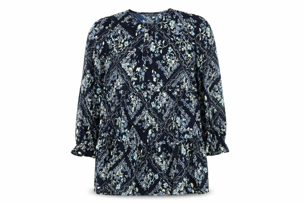 Marks & Spencer Women’s Blue Floral Shift Dress Size 16