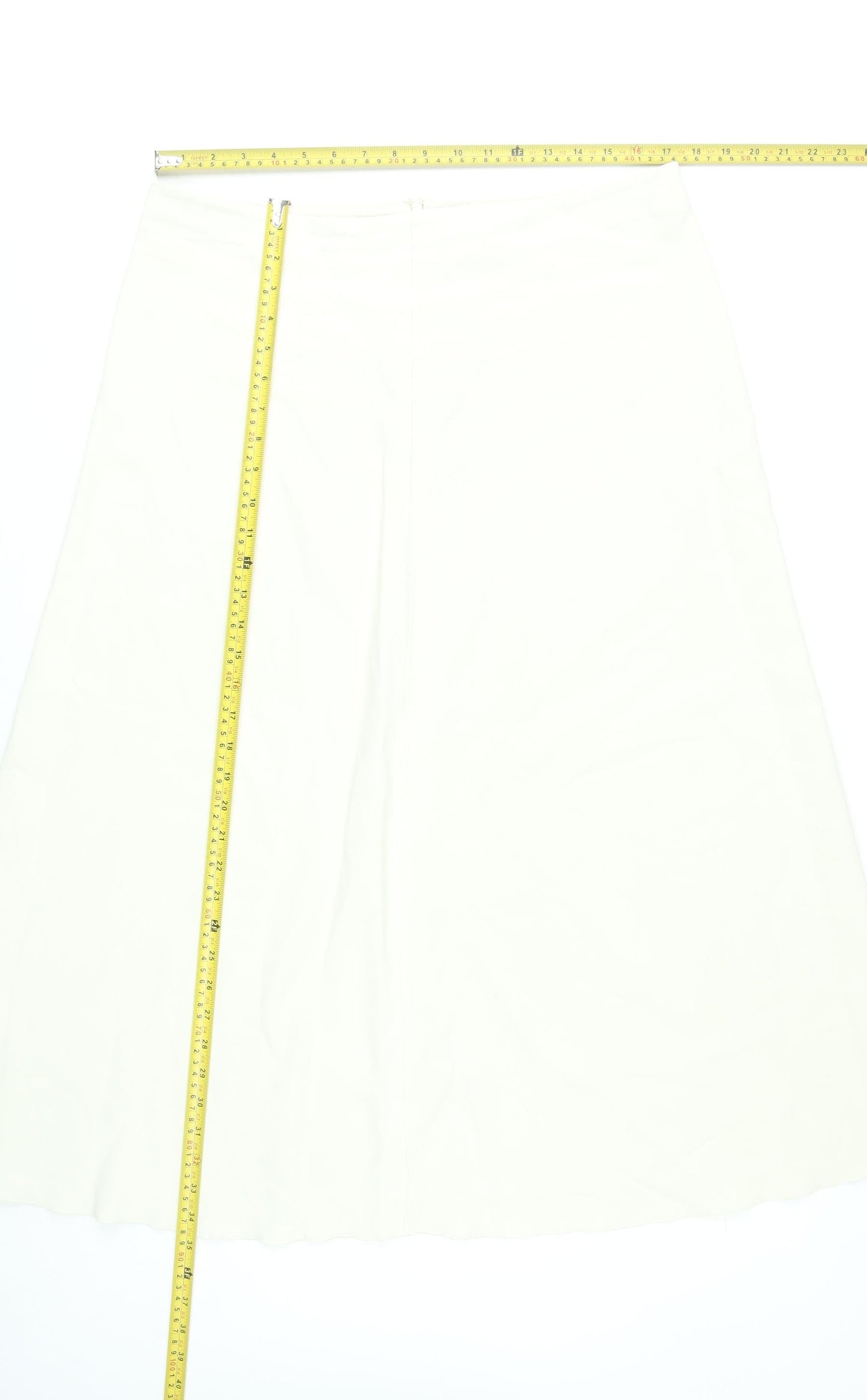 Marks and Spencer Women Ivory Size 16 A-Line Midi Skirt