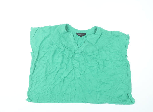 Live Unlimited Women’s Green Tunic Blouse Size 14 Viscose