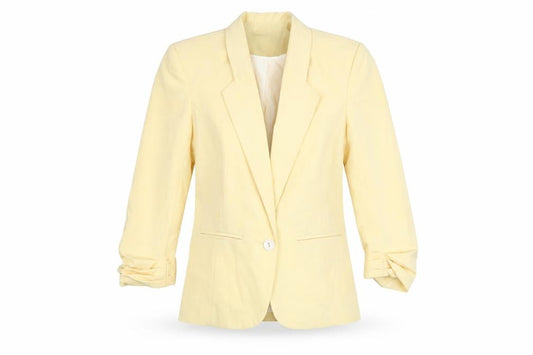 Atmosphere Womens Yellow Blazer Jacket UK 6 Single Breasted