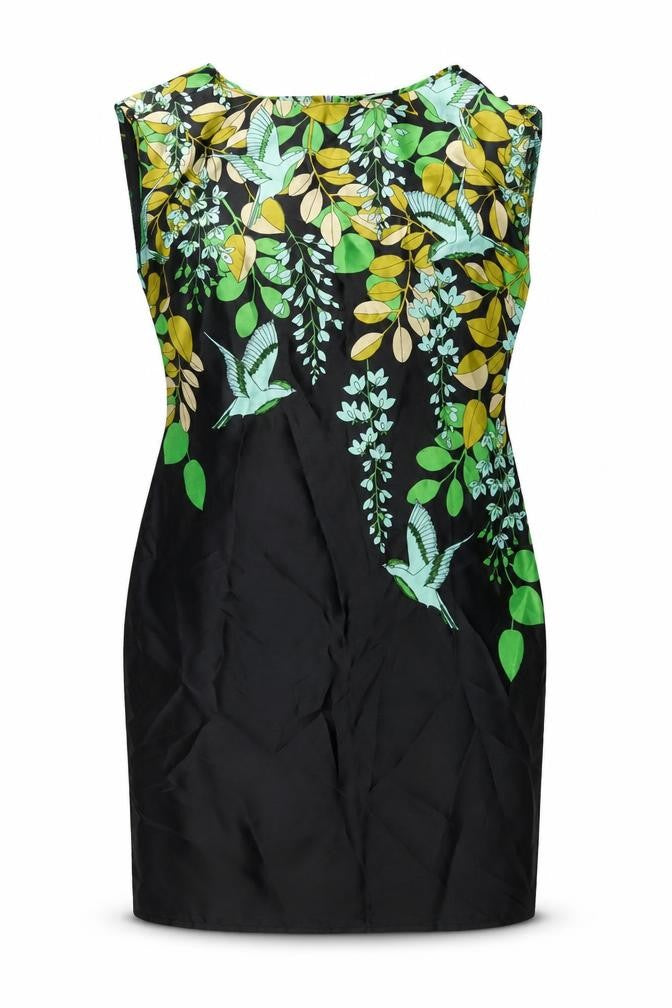 Wallis Womens Black Floral Sheath Dress Size 12 Sleeveless Workwear