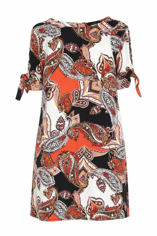 Wallis Petite Women’s Multicoloured Paisley Shift Dress UK16