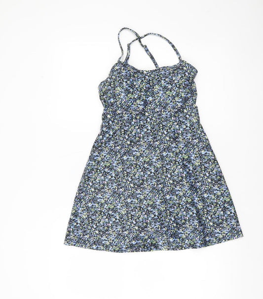 Gilly Hicks Womens Multicoloured Floral A-Line Summer Dress S