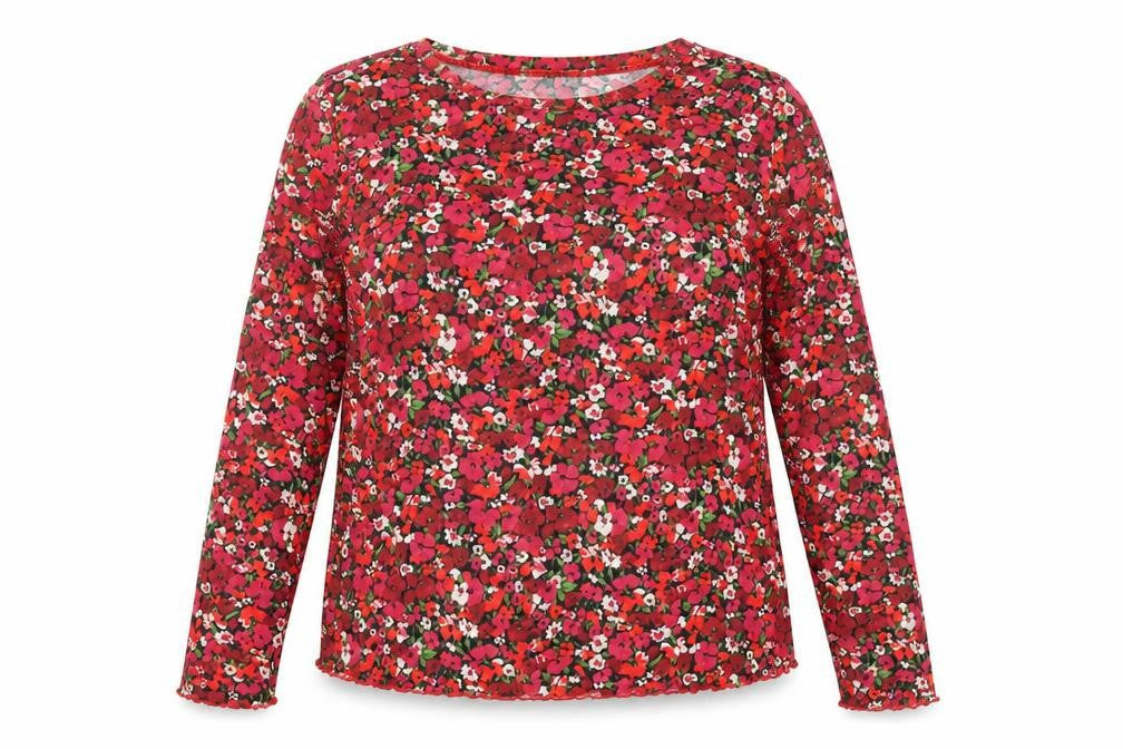 Papaya Women’s Multicoloured Floral Long Sleeve Blouse UK 16