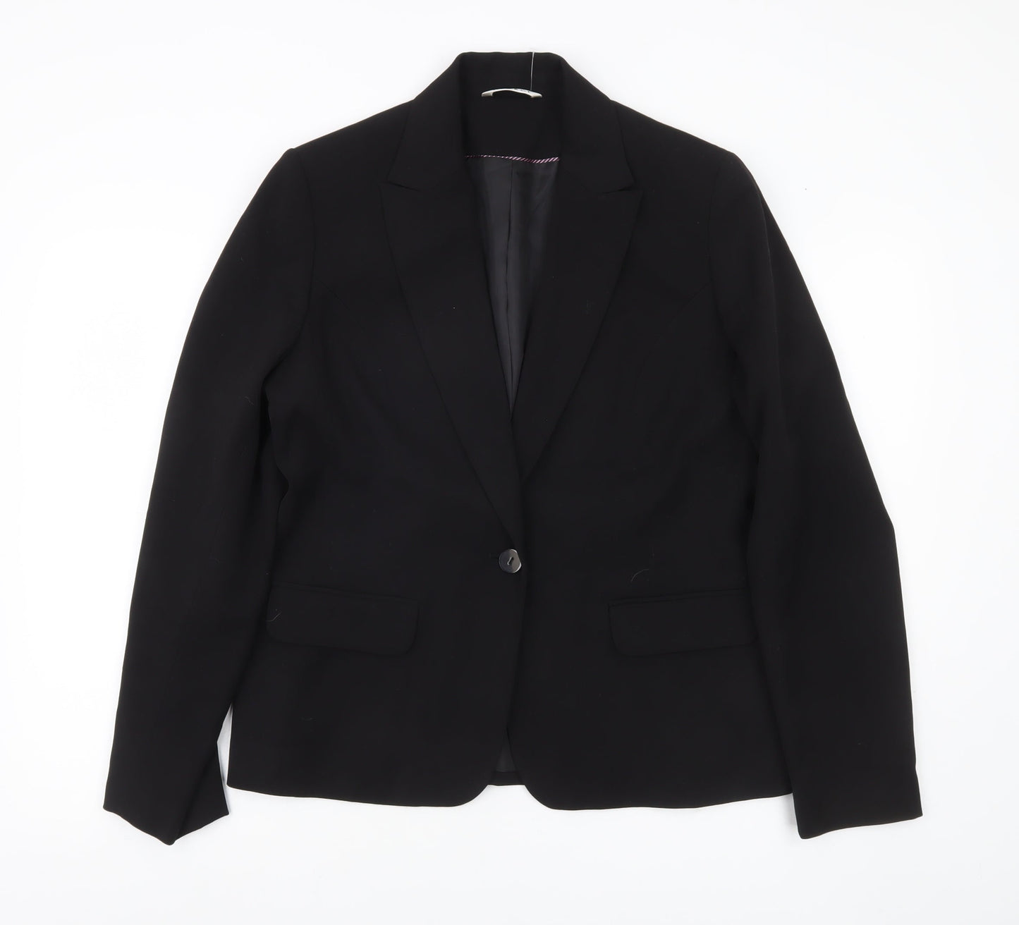 George Women’s Black Size 16 Blazer Jacket Single-Breasted