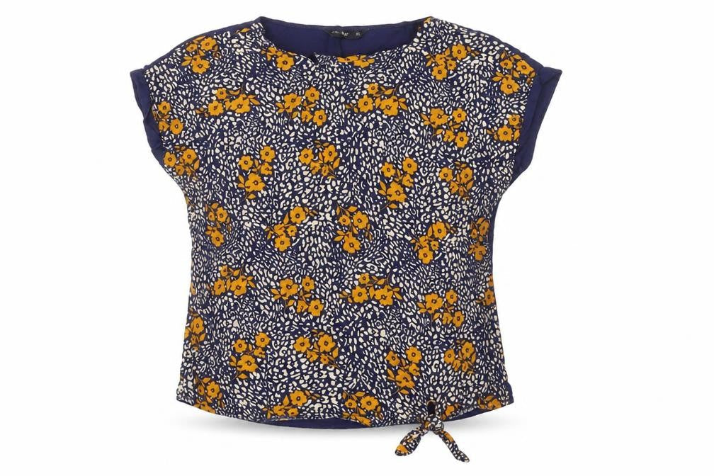 F&F Women’s Multicoloured Floral Tunic Blouse Size 12
