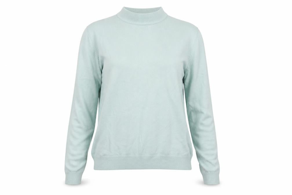 Marks & Spencer Women’s Green Size 10 Mock Neck Pullover Jumper