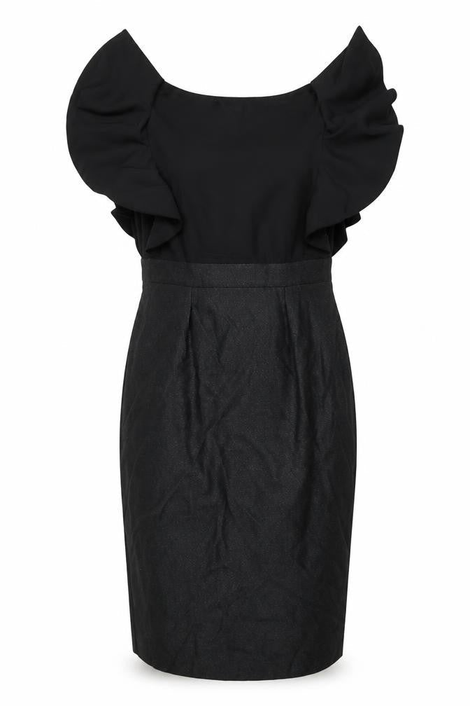 Marks & Spencer Per Una Womens Black Size 10 Sheath Knee Dress