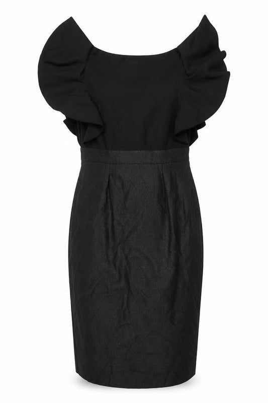 Marks & Spencer Per Una Womens Black Size 10 Sheath Knee Dress