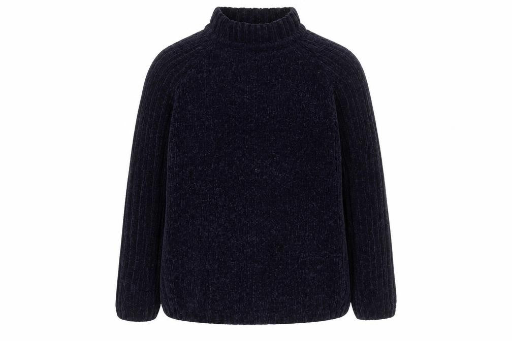Bonmarché Women Black L Pullover Mock Neck Long Sleeve Jumper