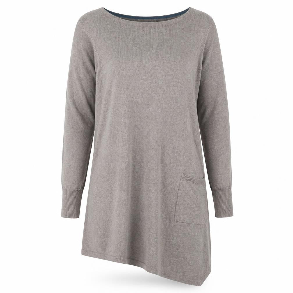 Marks & Spencer Women’s Brown Size 12 Asymmetric Knit Dress