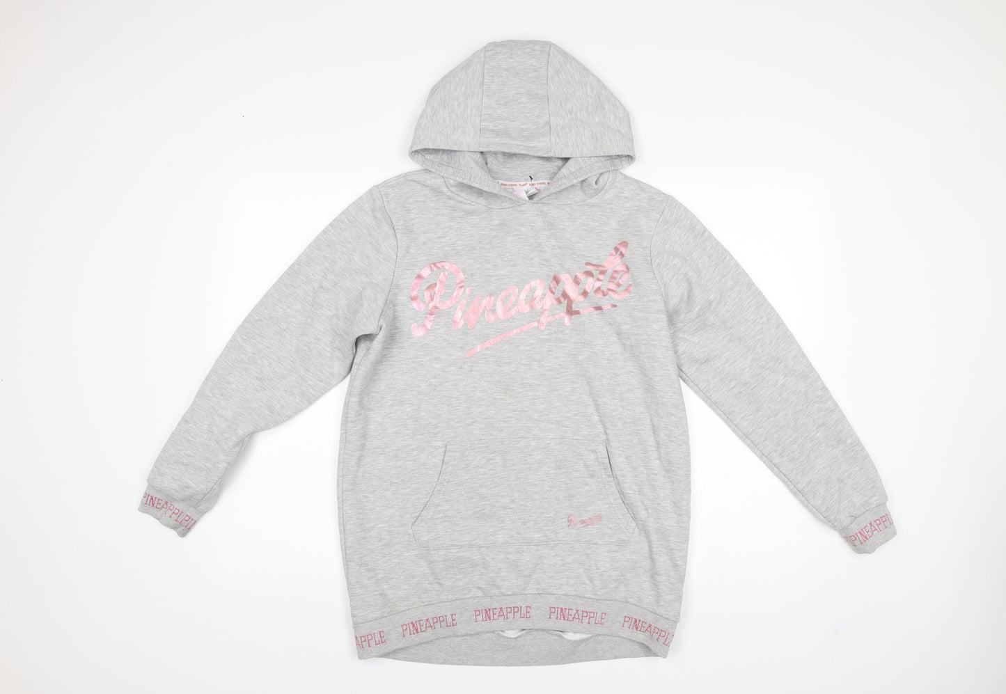 Pineapple Dance Studios Girls Grey Pullover Hoodie 12-13Y Logo Print Primark