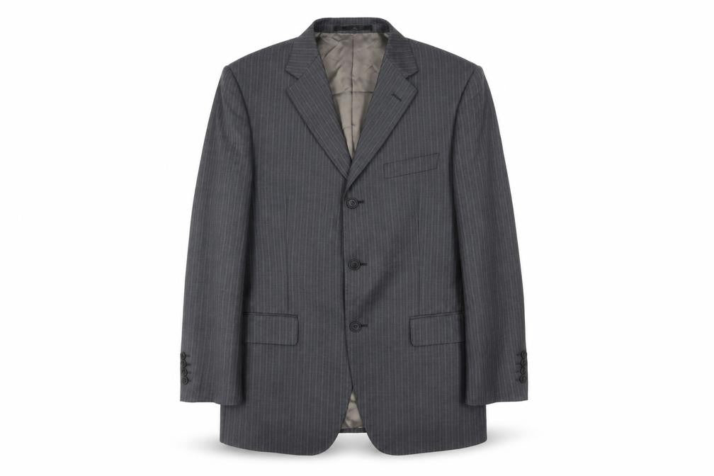 Marks & Spencer Men’s Grey Wool Pinstripe Suit Jacket 40S