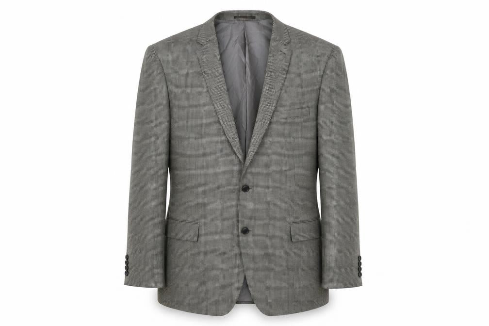 Taylor & Wright Men's Grey 46R Regular Fit Checked Blazer Jacket