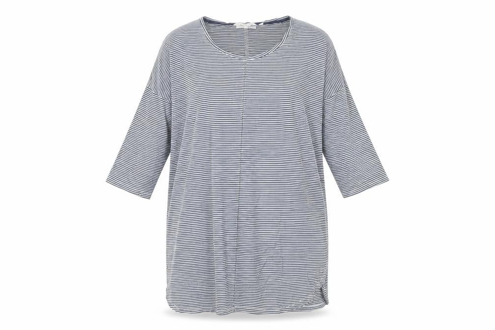 Seasalt Cornwall Women’s Blue Striped Cotton T-Shirt Dress Size 10