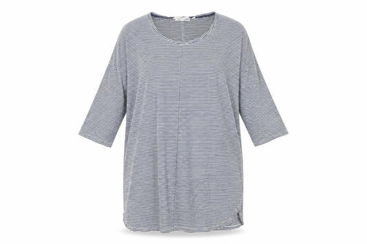 Seasalt Cornwall Women’s Blue Striped Cotton T-Shirt Dress Size 10