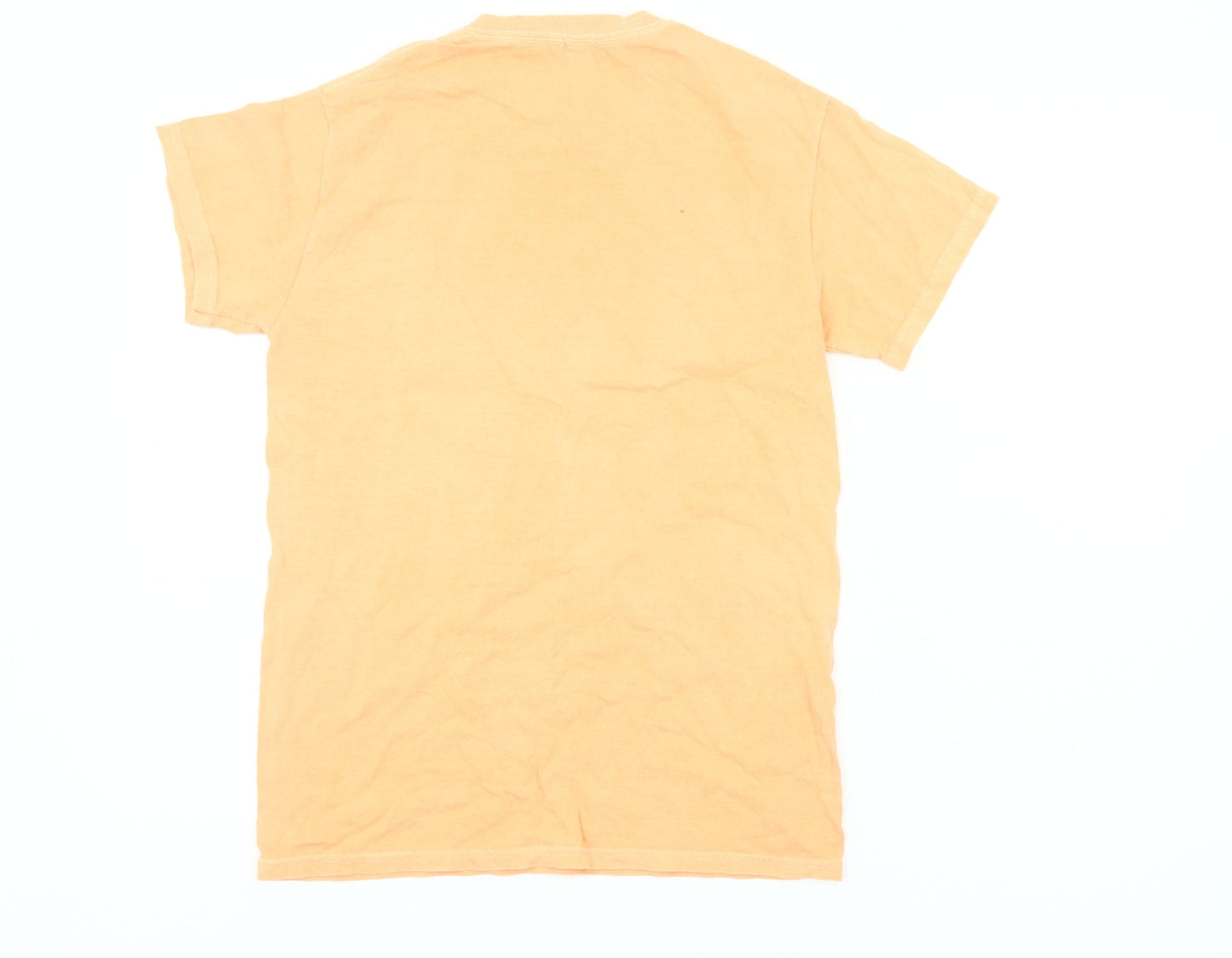 River Island Womens Orange Size 8 Graphic Print Cotton T-Shirt