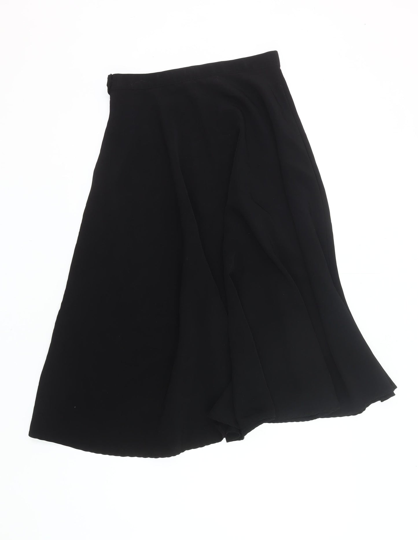 American Apparel Women’s Black L Midi A-Line Polyester Skirt