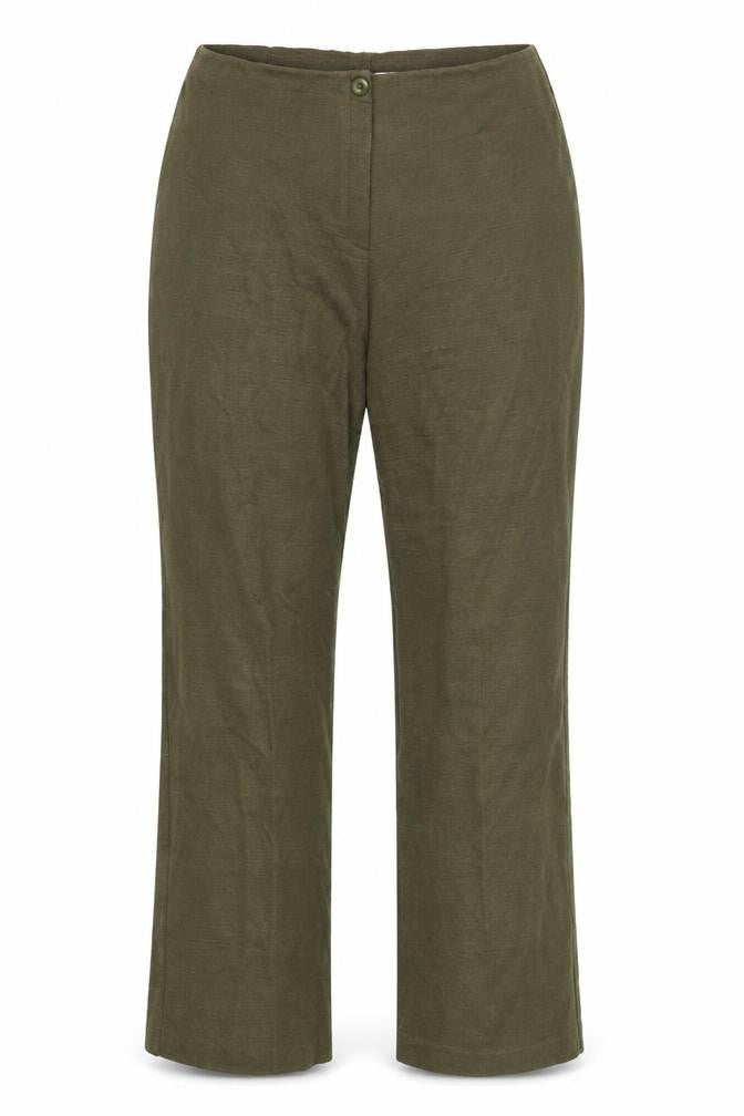 Slimma Signature Women’s Green Size 12 Straight Trousers Acrylic