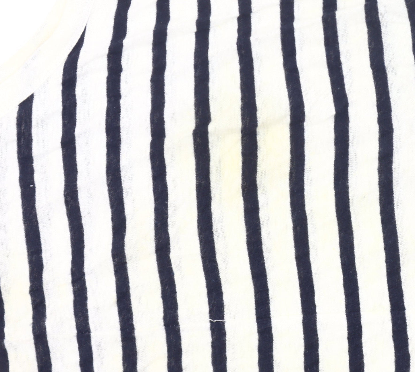 GAP Women’s XL Black White Striped Tank Dress Linen Cotton