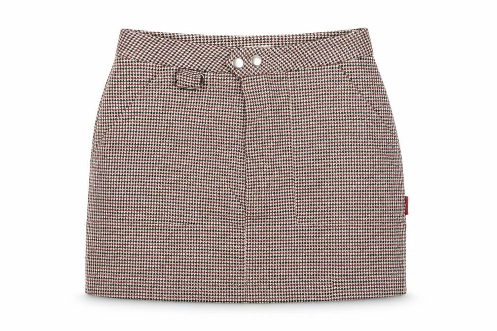 Pull&Bear Women’s Multicoloured Check Skirt M Short Pencil Preppy