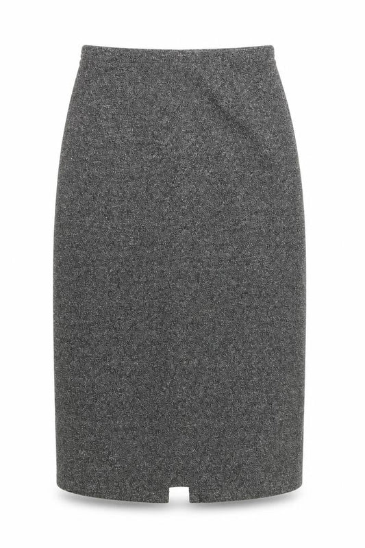Liz Claiborne Women’s Grey Midi Pencil Skirt Size S Cotton Blend