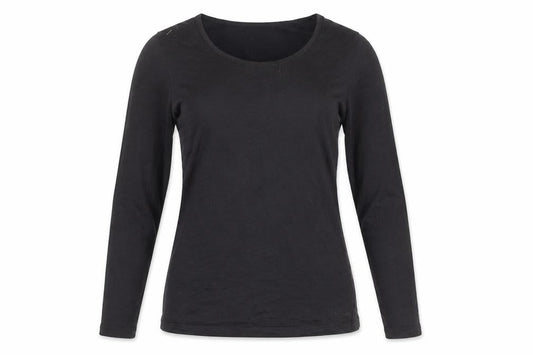 Howies Women’s Black Long Sleeve Cotton T-Shirt Size M