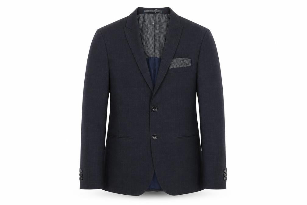 Marks & Spencer Men's Grey Wool Blend Blazer Jacket 38in M