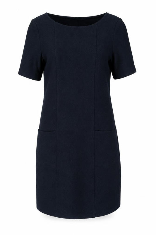 White Stuff Women’s Black Shift Dress Size 10 Knee Length Workwear