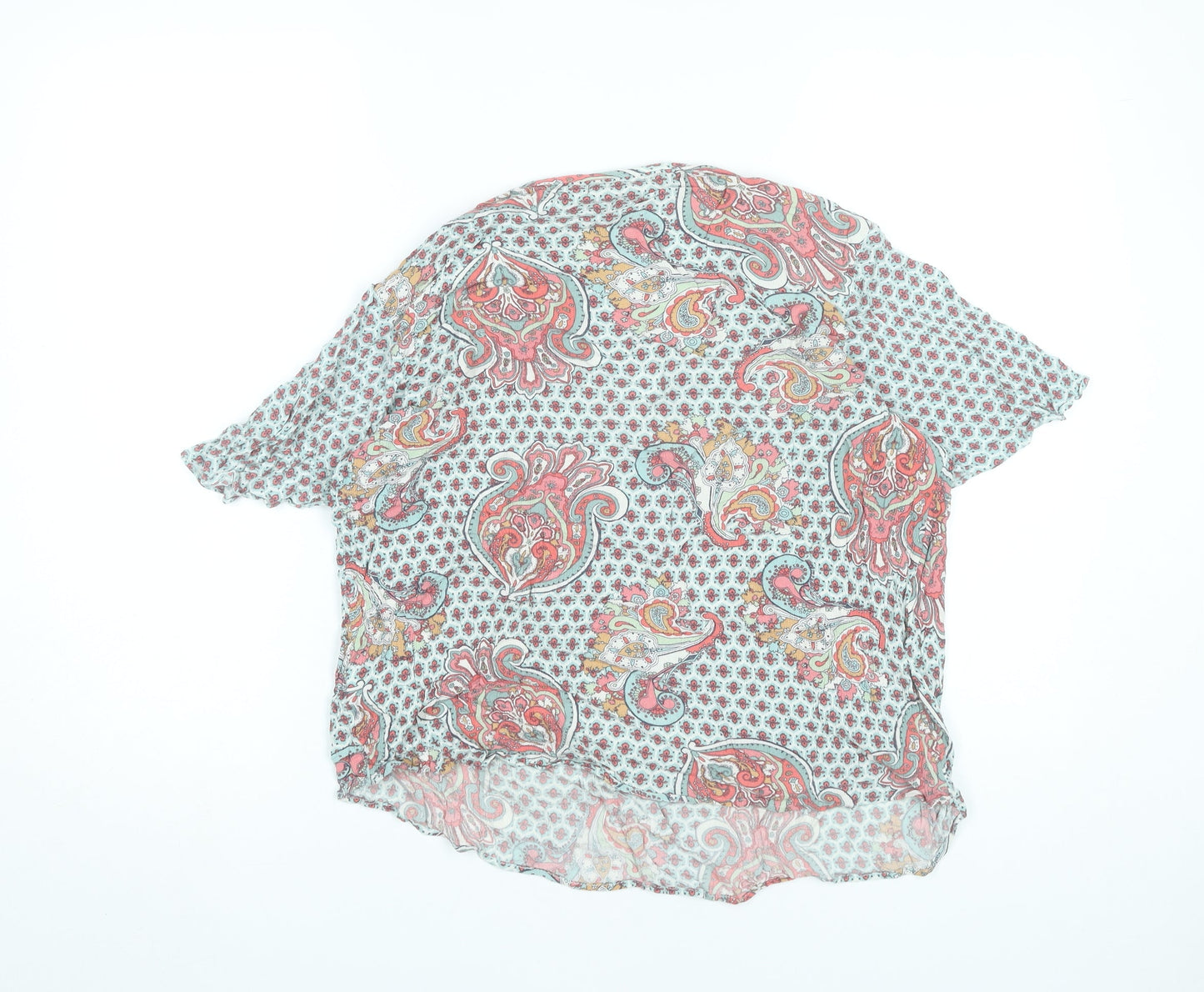 Marks and Spencer Women’s Multicoloured Paisley Viscose Blouse UK 14